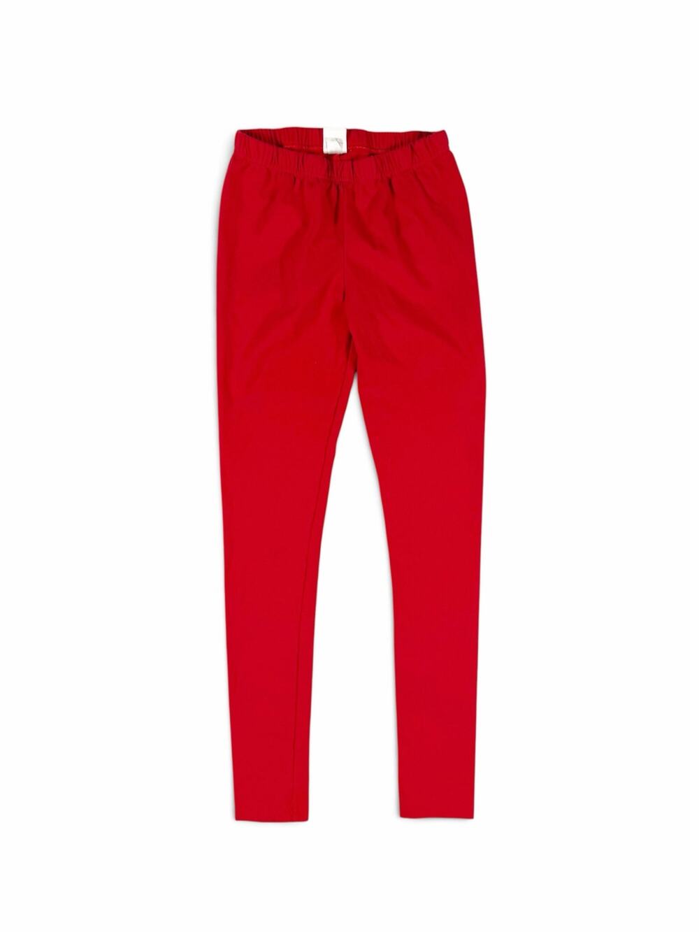 Hanna Andersson Girls Slim Leggings Red Size 12